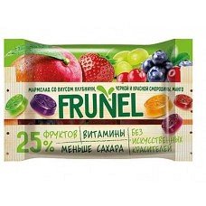 5 ШТ -- «Frunel», мармелад со вкусом клубники, чёрной и красной смородины, манго, винограда, 40 гр. 5 ШТ -- «Frunel», мармелад со вкусом клубники, чёрной и красной смородины, манго, винограда, 40 гр.