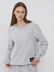 Толстовка женская 7222-30015/3 ДФ106/К106 пепел/пепел BE YOU