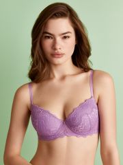 MNM LACE 2151 Бюстгальтер с Формованной чашкой на стане Minimi Бюстгальтер Lavanda (Фиолетовый)