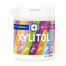 176069 Жевательная резинка без сахара фруктовый вкус LOTTE XYLITOL Ассорти 143 гр банка