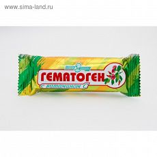 ЦЕНА ЗА 20 ШТ! 4372346 Гематоген "Народный" с витамином С, 40 г.
