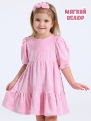 487835 Апрель Платье светло-розовый