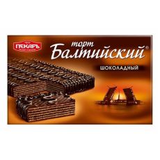 ТОРТ БАЛТИЙСКИЙ шоколадный 320г фас Славянка