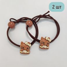 Резинка для волос (2 штуки) Кошечка