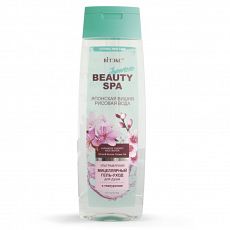 028787 Vitex Beauty SPA. Мицеллярный гель-уход для душа ультрамягкий с гиалуроном «Японская вишня и рисовая вода», 400 мл