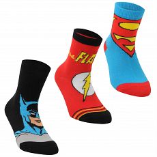DC Comics Superman 3 Pack Crew Socks Infants