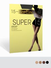 SUPER 15 Omsa Колготки Nero (Черный);Daino (Бежевый);Fumo (Серый);Caramello (Бежевый)