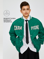 20340130006 Куртка детская Priser зеленый ACOOLA Kids