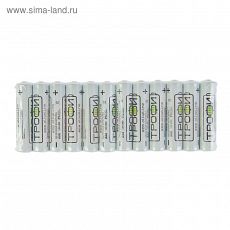 2478475 Батарейка алкалиновая "Трофи" Eco, AAA, LR03-12S, 1.5В, спайка, 12 шт.