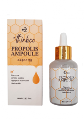 [THINKCO] Сыворотка для лица омолаживающая ПРОПОЛИС Real Propolis Ampoule, 80 мл