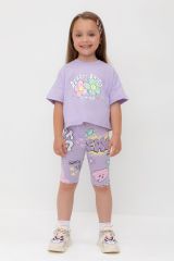 503274 CROCKID Шорты пастельно-лиловый, позитив