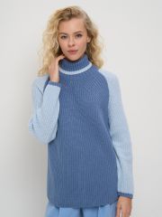 Свитер женский 7242-40295 зимнее утро/осеннее небо BE YOU
