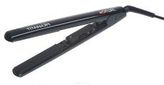 Dewal Щипцы для выпрямления волос / Pro Black Titanium 03-108, черный, 105 Вт