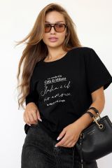 439805 Lika Dress Футболка Черный