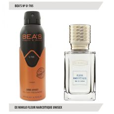 Дезодорант Beas U705 Ex Nihilo Fleur Narcotique deo 200 ml, Дезодорант унисекс Beas U705 создан по мотивам аромата Ex Nihilo Fleur Narcotique