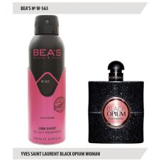 Дезодорант Beas W563 Yves Saint Laurent Black Opium For Women deo 200 ml, Дезодорант женский Beas W563 создан по мотивам аромата Yves Saint Laurent Black Opium