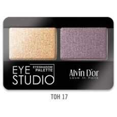 AES-14 Тени д/век двойные EYE STUDIO, тон 17 Alvin D`or