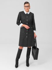 496840 Stilla Платье тёмный серый