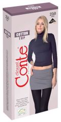 COTTON TOP 250 Conte elegant Колготки Nero