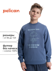 BFN3370/2 Толстовка для мальчиков Джинс(10) Pelican