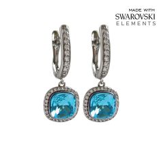 Серьги с кристаллами Swarovski