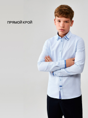 20140280152 Сорочка верхняя детская для мальчиков Shoppert1 голубой ACOOLA Kids