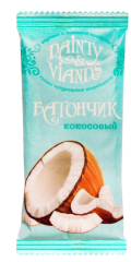 Dainty&Viands Пастила батончик кокосовая 40г