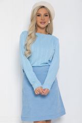 Ю12549-10 Юбка LADY TAIGA Голубая