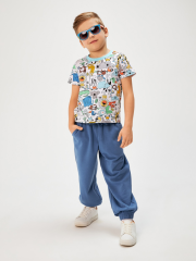 20130460017 Брюки детские для мальчиков Merini_pt_p темно-голубой ACOOLA Kids