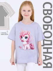 502082 Апрель Футболка светло-сиреневый