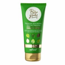 027426 Belita PURE GREEN. Бальзам для волос против перхоти «Себонормализующий уход и объём», 200 мл