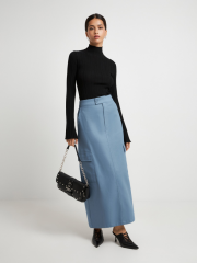 10200180597 Юбка жен. Veneto_skirt серо-голубой CONCEPT CLUB Women