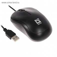 4459021 Мышь Defender Patch MS-759, проводная, оптическая, 3 кнопки, 1000 dpi, USB, чёрная