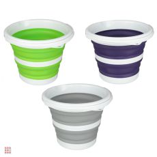 Ведро складное силиконовое, 5 л, 3 цвета VETTA