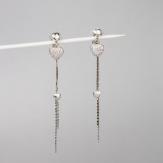 Серьги клипсы Арт. 3V-5422-W