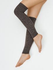 scaldamuscolo JACQUARD VAR. 4 480 (гетры косичка) Minimi Гетры Cappuccino Melange (Коричневый)