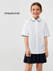 20240270097 Блузка детская для девочек Astronomy горошек ACOOLA Kids