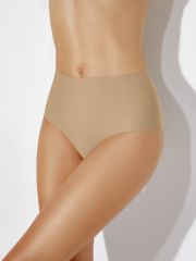 1. OmD 2231B Invisible Slip Maxi (термоклеевая обработка края), PA Omsa Трусы Nudo (Бежевый)