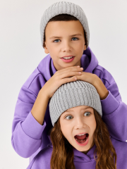 20336400030 Шапка детская Teaberry серый меланж ACOOLA Kids