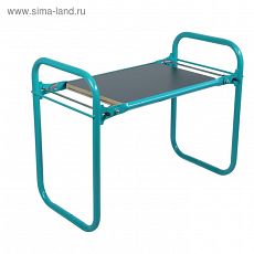 4327384 Скамейка-Перевертыш садовая складная 56х30х42,5 см, зелёная, макс. нагрузка 100 кг 4327385