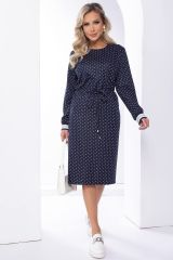 П8158 Платье LADY TAIGA Темно-синее