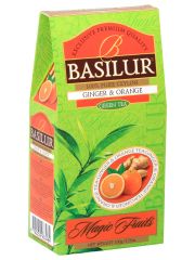 Чай зеленый Basilur Волшебные фрукты «Имбирь и Апельсин», 100 г