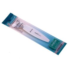 Zinger Тёрка для педикюра с бритвой / Classic SIS-28, лезвия в комлекте, белый, 14,5 см
