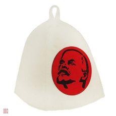 Шапка банная с аппликацией 