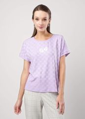 513176 CLEVER Джемпер св.фиолетовый