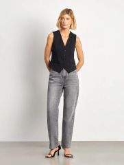 Джинсы Mom Fit 369, D369/gabbro
