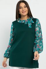 Б13068-24М Туника LADY TAIGA Изумруд