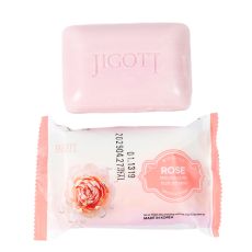 Jigott Мыло-скраб для лица и тела с экстрактом розы / Rose Scrub Soap, 150 г