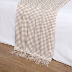 10551305 Плед Марокко 140х200см, chanel/бел/беж, хл25%, пан25%, пэ50%