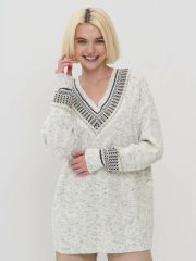 Туника женская 5232-41319 белый пепел/графит/св.верба VAY